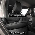 EKR Car Challenger Seat Covers 2008-2010,Leatherette Full Set | Custom Fit for Dodge Challenger 2008 2009 2010-Faux Leather(Black) - Image 5