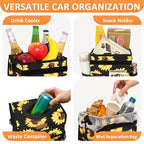 Vankor Car Trash Can with Lid Leak Proof Car Accessories for Women | 2.2 Gallon Cute Hanging Car Trash Bin for Men Car Truck Vehicle Sedan SUV Interior Automotive Garbage Cans, Sunflower - Image 6