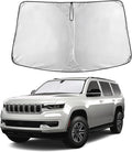 Autovir Windshield Sun Shade Fit for 2022-2023 2024 2025 Jeep Wagoneer | Sunshade, Front Car Window Shades Sun Visor, Blocks UV Rays & Heat, Car Accessories by Autovir