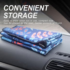 Sweat Towel Car Seat Cover Protector Front Seats for Gym Workout, Running, Swimming, Beach and Hiking, Waterproof Universal Seat Cover for Car, Trucks, Van & SUV (1, Dinosaur, Front) - Image 5