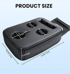 Back Seat Cup Holder for Car, PU Leather Couch Sofa Bed Boat Cup Holder | Console Cup Holder Tray Organizer for Trucks, Minivans, SUVs, RVs, Vehicles, Holds Drinks, Remote, Snacks, with Side Pockets - Image 9