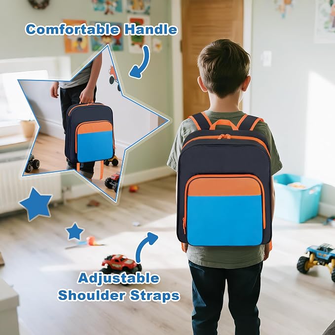 CURMIO Toy Cars Backpack Compatible with Monster Jam Trucks Up to 37pcs | Truck Carrying Case for 1:64 Scale Toy Cars, with 8 Transparent Pockets and Front Pocket, Home Use & Travel, Empty Bag - Image 5