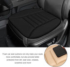 Car Seat Cushion, 1.2" Thick Comfort Memory Foam Auto Seat Pad with Non Slip Bottom, Breathable Driver Seats Pillow Pressure Relief Chair Cushion for Vehicle Office Home (Black) - Image 5