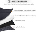 VIVAGLORY Dog Seat Cover Pet Seat Protector, Large, Black | Backseat Cover for Car Suv & Truck, Back Rear Backseat Bench Protector - Image 4