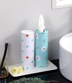 Car Tissue Holder with Facial Tissues Bulk - 4 PK Car Tissues Cylinder, Tissue Holder for Car, Travel Tissues for Car Cup Holder, Refill Car Tissue Box Round Container - Image 6