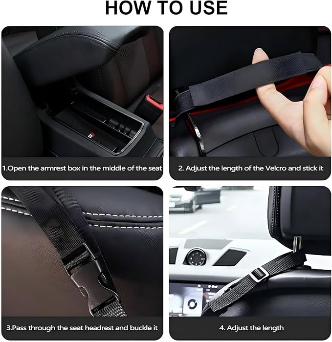 Car Net Pocket Handbag Holder，Purse Holder for Between Seats，Leather Seat Back Organizer Mesh Large Capacity Bag，Handbag Between The Two Seats - Image 6