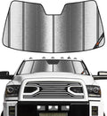 Pigenius Windshield Sun Shade for Dodge Ram 2500/3500 2010-2018 Custom Front Window Sunshade - Metallic by Pigenius