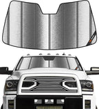 Pigenius Windshield Sun Shade for Dodge Ram 2500/3500 2010-2018 Custom Front Window Sunshade - Metallic by Pigenius