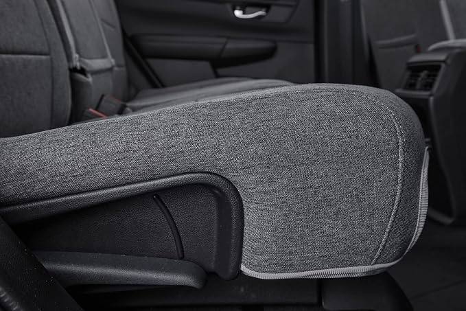 coverdream CRV Seat Covers Custom Fit for 2015 2016 Honda CRV LX,EX,SE,EX-L,Touring,Full Coverage,Airbag Compatible,Polyester Car Seat Protector(Full Set,Gray) - Image 6