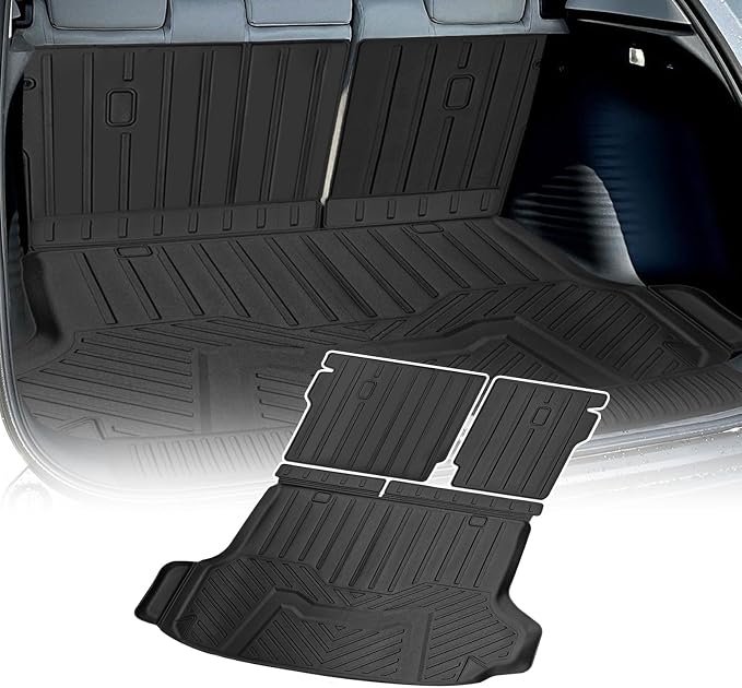 Cargo Liner Compatible with 2023-2026 HR-V / 2026 Acura ADX Trunk Mat Cargo Mat Back Seat Cover Protector(Backrest Mats+Cargo Liner) by YEBOOCA