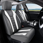 Coverado Car Seat Covers, Front Covers for Cars, Car Seat Cover Front Seats, Automotive Seat Cover, Waterproof, Leather Car Seat Cushion, Universal Interior Covers Seat Protectors for Most Cars by COVERADOAUTO