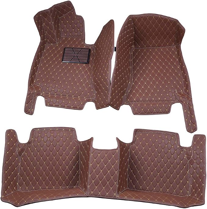 Custom Floor Mats fits for Infiniti Q70 Large Coverage Full Set Floor Liner for 2013-2019 Infiniti Q70 Accessories Coffee by ZYCHUANGYING