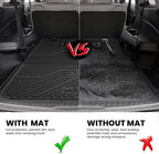 LASFIT All Weather Cargo Mats for Honda Pilot 2016-2022 | Full Surround TPE Mats, Tall Walls, 3D Custom Fit, Non-Slip, Easy Clean, Tool-Free Install, Vehicle-Specific Accessories - Image 5