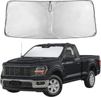 Autovir Windshield Sun Shade Fit for 2021-2024 2025 2026 Ford F150 | Sunshade, Front Car Window Shades Sun Visor, Blocks UV Rays & Heat, Car Accessories by Autovir