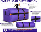DoYiKe Large Storage Duffle Bag, Duffel Bag for Travel Purple 80L - Image 4