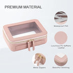 Clear Makeup Bag with Mini Cosmetic Bags,Travel Toiletry Bags for Women,Portable Cosmetic Bags Case, Transparent Waterproof Cosmetic Organizer Storage Bags for Women Men - Image 2
