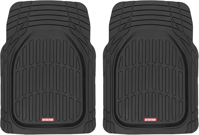 Motor Trend (2) Car Seat Covers for Front Seats with (2) Trimmable Car Floor Mats – Universal Fit Auto Accessories for Cars, Trucks, SUVs, Vans – Interior Protection and Vehicle Interior Shield Combo - Image 6