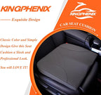 kingphenix Memory Foam Car Seat Cushion for Driving Comfort and Office Use | Coccyx and Lower Back Pressure Relief, Non-Slip Seat Cushion for Car, Truck, SUV, Long Drives and Office Chair, Dark Gray - Image 9