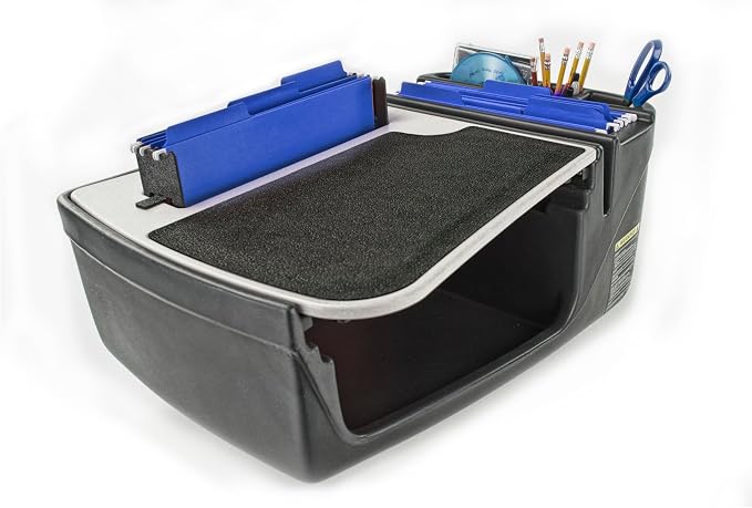 AutoExec Efficiency FileMaster Car Desk for Your Vehicle Workstation and Mobile Office, Grey - Image 7