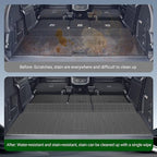 xipoqix Cargo Mat Compatible with 25-26 Ford Expedition Lincoln Navigator | Trunk Mat Backrest Liner TPE Cargo Liner Replacement for 2025 2026 Ford Expedition Accessories (Trunk Mat+Backrest Mats) - Image 3
