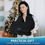 BlissTrends Thick Seat Cushion for Office Chair & Car Seat, XL, Black | Memory Foam with Removable Cover, Ergonomic Tailbone & Sciatica Support for Pressure Relief and Long Sitting, 3.9" Thick - Image 8