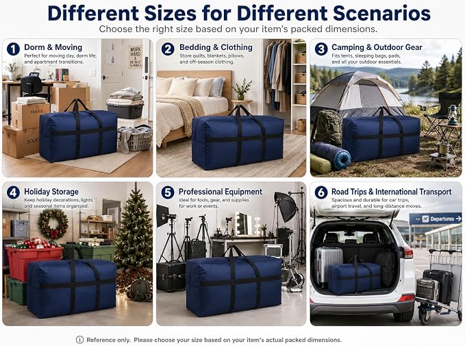 DoYiKe Large Storage Duffle Bag, Duffel Bag for Travel Red 80L - Image 7