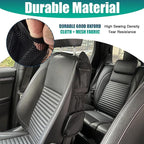 2PCS Car Seat Storage Hanging Bag, Car Seat Side Organizer, Multifunctional Cars Mesh Net Pocket, Multi-Pocket Seats Side Storage Interior Accessories Universal for Cars SUV (Black, 2PCS) - Image 3