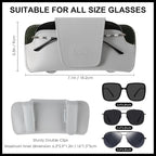 Sunglass Holder for Car Visor Glasses Case Non-Slip Clip Universal for Sunglasses Eyeglasses Car Interior Accessory - Image 5
