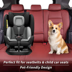 Faux Leather Seat Covers for 2022-2026 Toyota Corolla Cross Hybrid | Full Set Suv Seat Cushion for Corolla Cross L/XLE/LE,Luxury Waterproof Car Seat Protector,Factory Look,Wine Red - Image 2