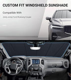 Pigenius Windshield Sun Shade for Ford Mustang Coupe 2005-2009 - Safeguard - Image 2
