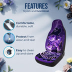 GENANY Epic Sea Car Seat Covers Set of 2, Horror Breathable Front Seat Covers for Truck Sedan SUV, Couple Car Accessories, Horror Gift for Women Men - Image 5