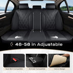 Coverado Car Seat Covers Full Set, Seat Covers for Cars, Front Seat Covers and Back Seat Cover Waterproof Leather Automotive Seat Cover, Universal Car Interior Protectors Cushion for Most Cars - Image 7
