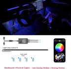 LED Car Ambient Lighting Strip for Tesla High Brightness with APP Control Multiple Colors and Car LED Strip Lighting Neon Lights for Model 3/Y (Dashboard& 4 Floor Lights) - Image 7