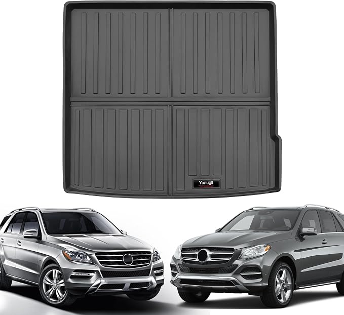Custom for 2016-2019 Mercedes-Benz GLE /2012-1015 Benz ML Cargo Mats Trunk Liner All Weather TPE Protection Mat Accessories (for 2016-2019 Benz GLE/ 2012-2015 Benz ML) by Yonugli