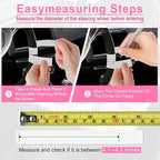 JUSTTOP 4 in 1 Car Steering Wheel Desk for Laptop,Versatile Upgraded Car Seat Tray,Spacious Steering Wheel Table with Tablet Holder and Dual Sauce Racks,Steering Wheel Under Table Console (Large+Pink) - Image 3