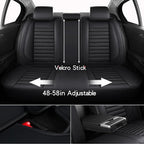 MINGBRON Car Seat Covers,Car Seat Protector Waterproof,Seat Covers Full Set, Car Seat Protectors,Automotive Seat Covers Fit for Most Cars Black - Image 5
