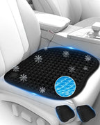 Cooling Ice Car Seat Cushion for Long Driving, Super Cold Car Cushion, Gel Seat Cushion Keep Cool for Long Car Rides (2 Pack) by Unknown