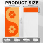 2 Pack Car Towels Seat Cover with Storage Bag, Multifunctional Microfiber Towel for Gym Outdoor Sport Running,Picnic, Beach, Pet Dog Travel,Fits Car SUV Truck (Flora Balance) - Image 3