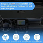 Windshield Sun Shade Car Sunshade Accessories Fit 2021-2026 Ford F-150 F150 | HUOHUIGO Front Truck Window Shade Cover Sun Visor Heat Shield Fit Ford Lariat, King Ranch, Platinum, XL XLT Limited Raptor - Image 5