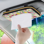 Biyejit Car Visor Tissue Holder, Tulip Flowers Car Visor Napkins Box Holder, Tissue Dispenser for Car Decoration, Suitable for Most Cars, 1 Pack - Image 3