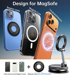 for Magsafe Car Mount carmount 2.0 Magnetic Phone Mount【Ultra-Stable Magnetic Hold】Vacuum Magnetic Phone Holder for Car Dashboard Windshield Phone Holders for Your Car for iPhone Samsung,Carbon Fiber - Image 8