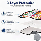 Car Seat Towel Cover 2 Pack for Front Seats, Sweat Absorbent Car Seat Protector with Non-Slip Backing, Waterproof Towel Car Seat Covers for Runners, Gym, Swimming, Beach, Desert Cactus - Image 3
