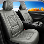 Avalon Seat Covers Custom Fit for Toyota Avalon 2001-2026 - Full Set Premium Leather, Waterproof, All-Weather, Airbag Compatible, Anti-Slip, Breathable, Only 2 Front seat Covers (Gray) by Unknown