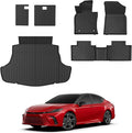 Floor Mats for 2025 2026 Toyota Camry (Include Hybrid) | Cargo Mat Trunk Mat Cargo Liner Back Seat Cover Protector All Weather TPE Camry Accessories by Thinzyou