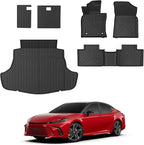 Floor Mats for 2025 2026 Toyota Camry (Include Hybrid) | Cargo Mat Trunk Mat Cargo Liner Back Seat Cover Protector All Weather TPE Camry Accessories by Thinzyou