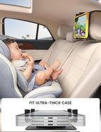 Lamicall 2 Pack Tablet Holder for Car Headrest, Thick Case Friendly | 360° Rotation, Car Tablet Mount for Backseat, Road Trip Essentials for Kids, for iPad Pro, Galaxy, Fire HD, 6.1-13" Tablets - Image 3