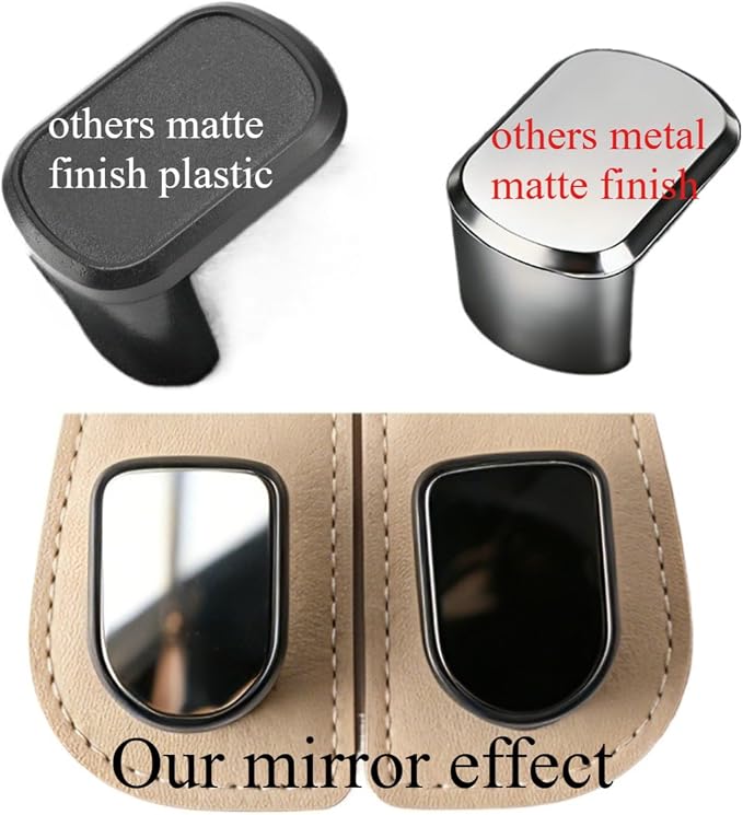 car purse hook seat headrest leather car hook for purse and bag cute 2 pack | car seat back storage hook,car purse hook headrest hanger women,purse holder for car,road trip essentials,car accessories - Image 4