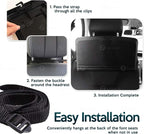 ZONETECH Multi-Functional Portable Foldable Car Backseat Tray Desk - Black Vehicle Table for Food, Meal, Snack, Laptop - Stay Organized When on The Go (1-Pack) - Image 6