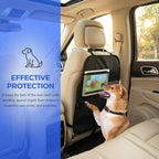 2 PCS Kick Mat Back Seat Protector, Anti-Mud Auto Seat Back Protective Cover with 2 Storage Pockets, Waterproof Backseat Kick Mats for Cars Trucks SUVs, Car Accessories - Image 5