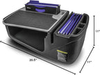 AutoExec Efficiency FileMaster Car Desk for Your Vehicle Workstation and Mobile Office, Grey - Image 9